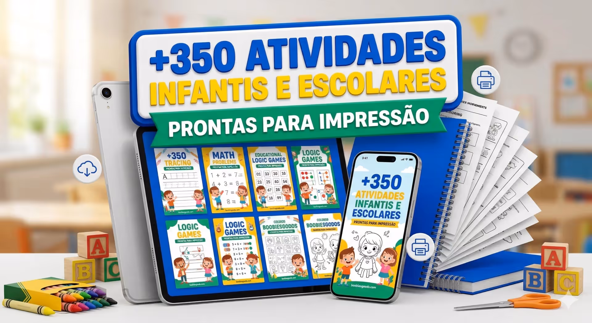 Acervo Completo: +350 Atividades Infantis